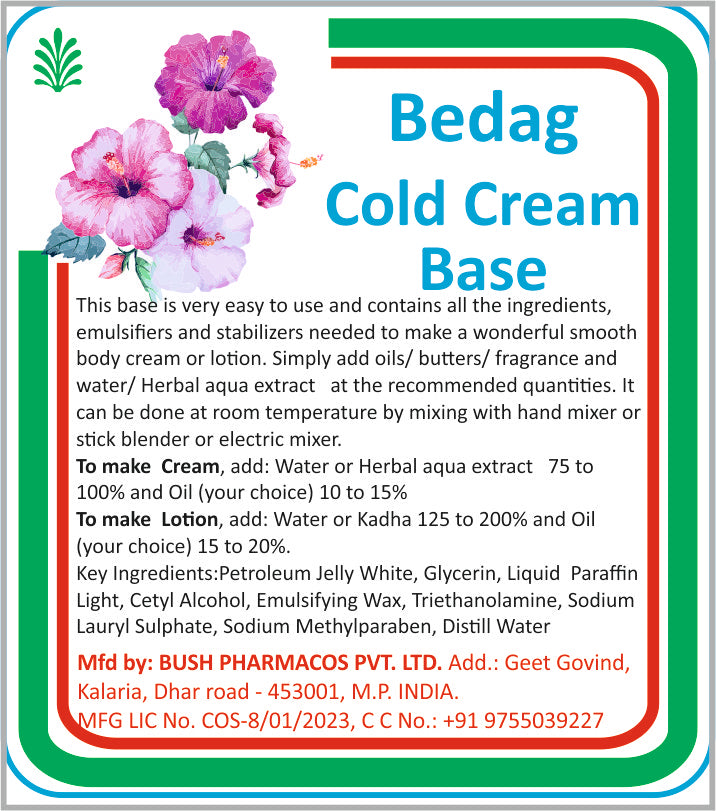 DIY Cold Cream Base for Dry Skin – Customizable Skincare Formula, Ideal for Salons and Home Use