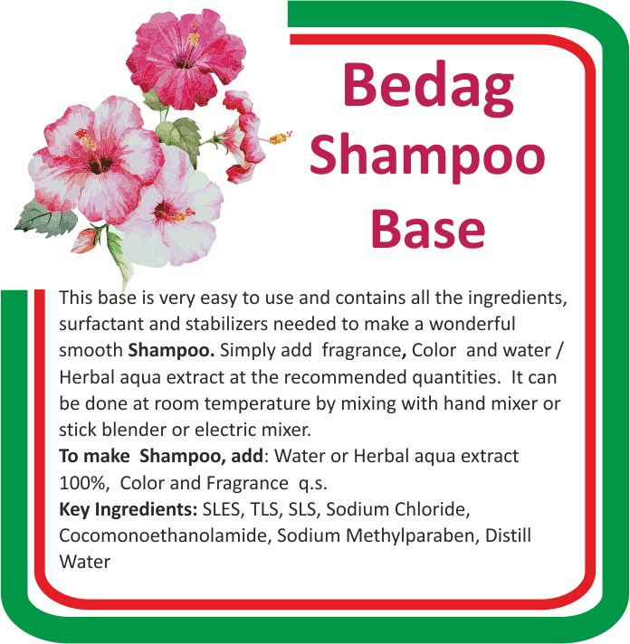 DIY Natural Shampoo Base 500g – Suitable for All Hair Types by Bedag Skin DIY