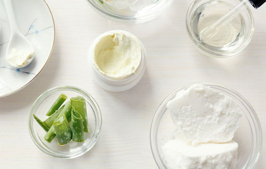 DIY cream base with essential oils for skincare customization