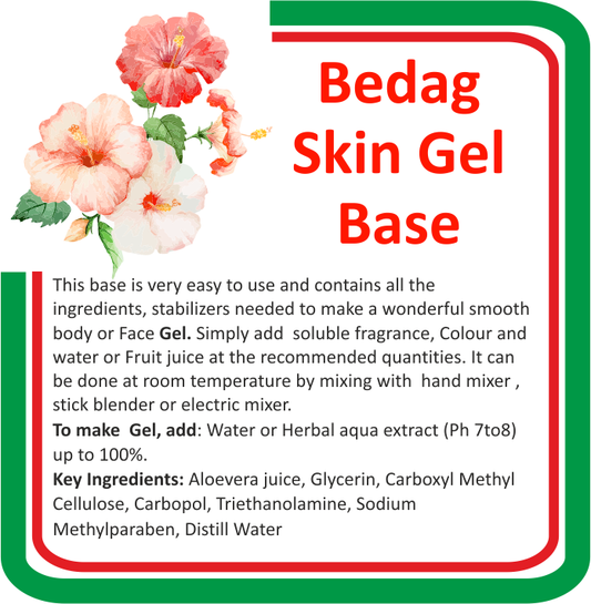 Skin Gel Base for DIY Skincare – 1kg Aqua Extract Formula for Hydration and Customization.